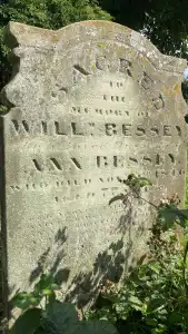 William's grave in Repps, Norfolk